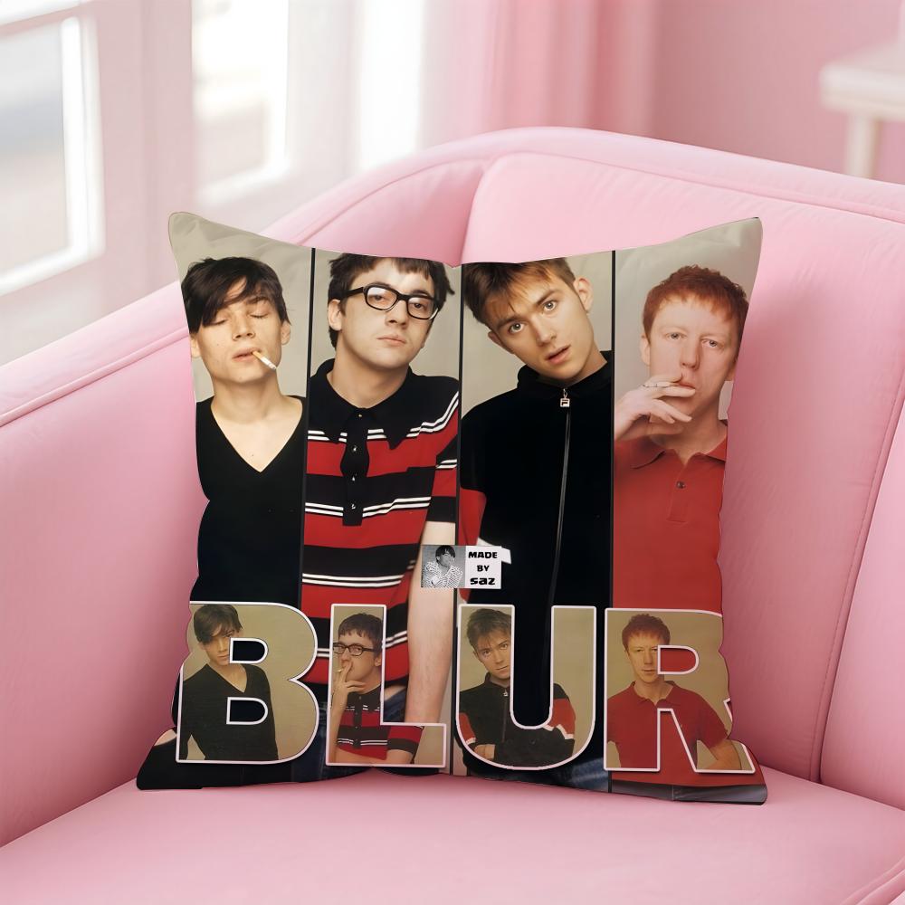 Blur Band Sänger Cool Kissenbezug Bequem Wendbarer Kissenbezug Ideal für Auto Sofa Schlafzimmer & Mehr