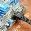 9-Pin 90° Elbow Motherboard Jumper: Dual Boot/Restart Desktop Switch
