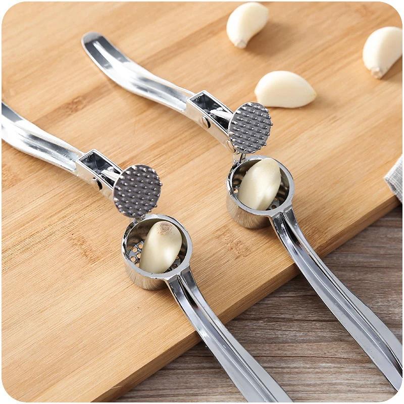 Manual Garlic Puree Machine, Household Garlic Peeling And Pressing Tool, Garlic Paste Squeezing Machine, Kitchen Garlic Pounding Tool