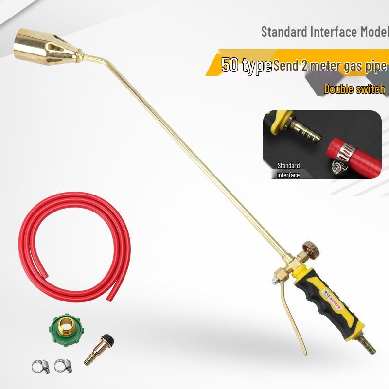 Portable Gas Blowtorch for Welding and Singeing Pig Hair