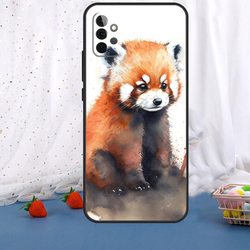 Red Panda For Samsung Galaxy A36 A26 A16 A05 A06 A54 A34 A14 A22 A32 A52 A55 A35 A15 A53 A13 A56 Case