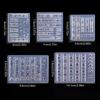3D Christmas Snowman And Tree Silicone Nail Mold Snowflake And Snowman Design for Nail Art DIY Manicure Decoration