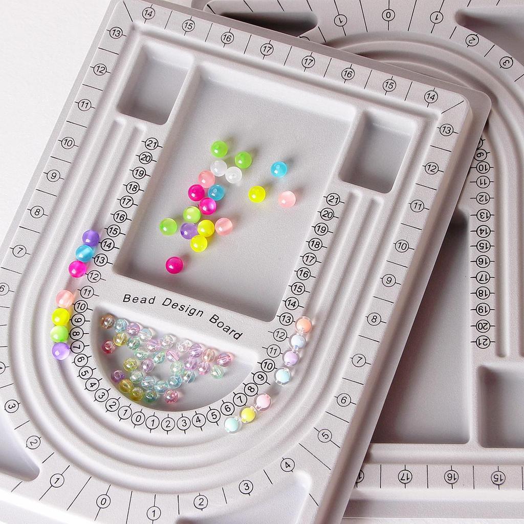 Handmade DIY Beading Design Plate: Necklace & Bracelet Measuring Tool
