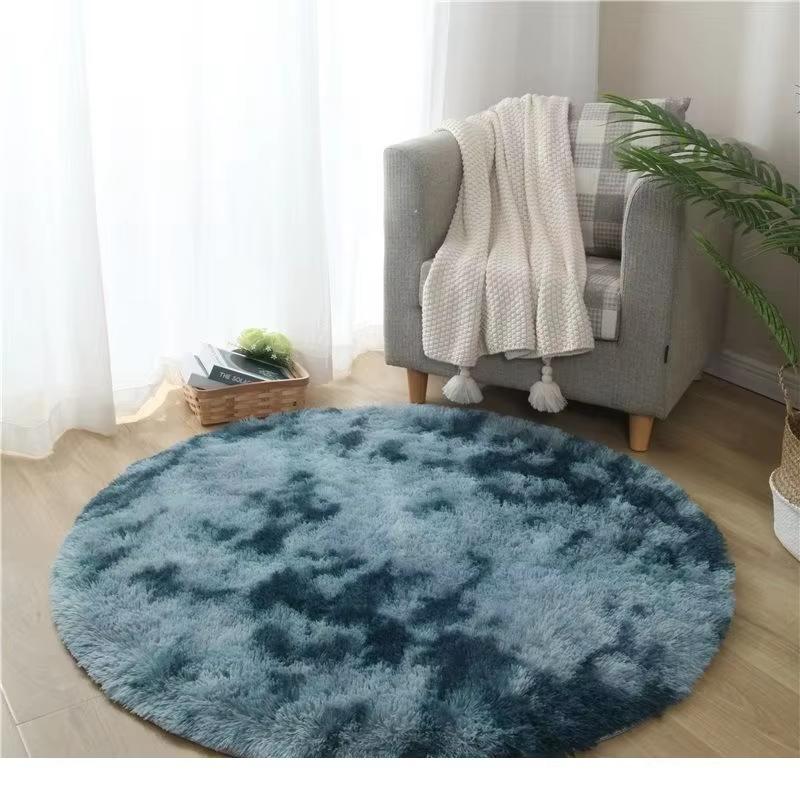 Super Soft Plush Round Rug Mat Fluffy White Carpets For Living Room Home Decor Bedroom Kid Room Decoration Salon Thick Pile Rug