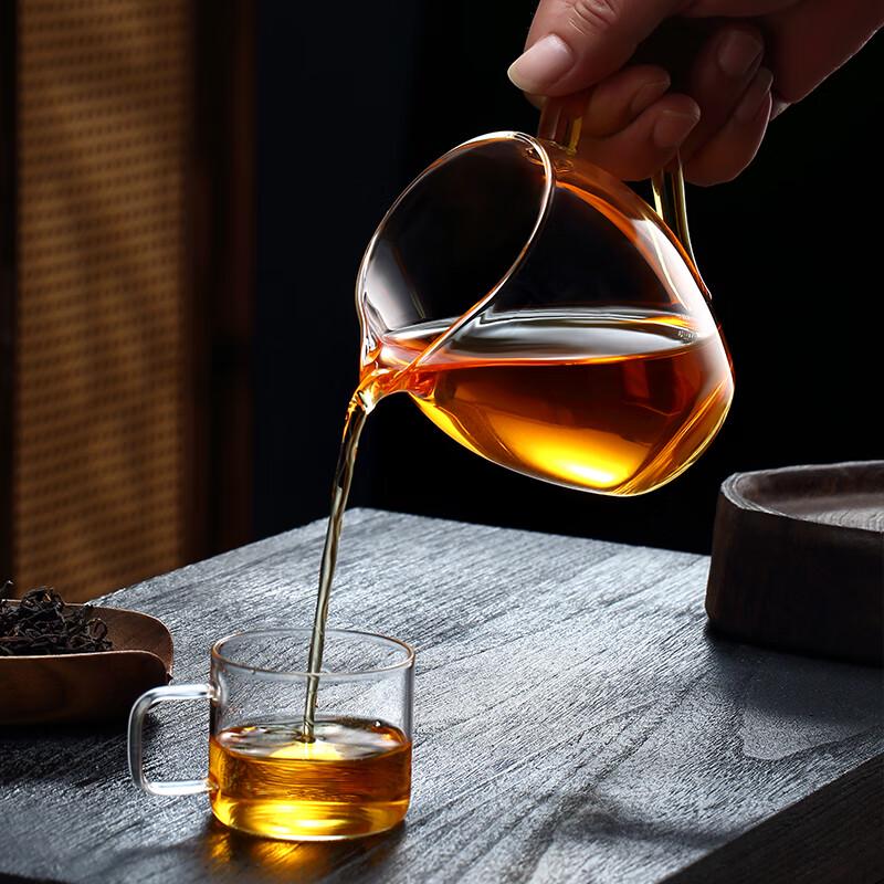 Heat-Resistant Glass Fair Tea Cup with Filter