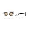 Gentle Monster Logo Engraved Irregular Frame Sunglasses Unisex Sunglasses Black JADE-01(BR)