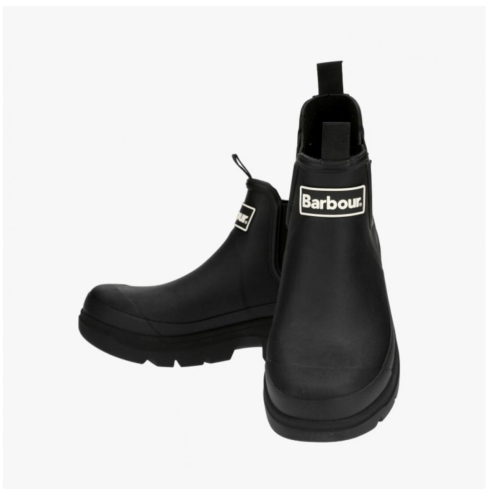 Barbour Lrf0099 Bk11 Nimbus Wellington Chelsea Rain Boots