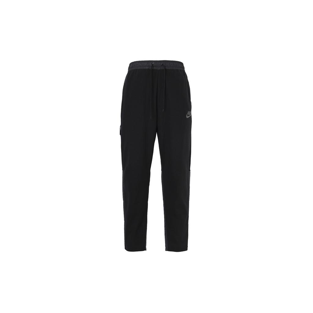 Nike Casual Pants Men's Black Moderate Straight Fit Pants DD7013-010