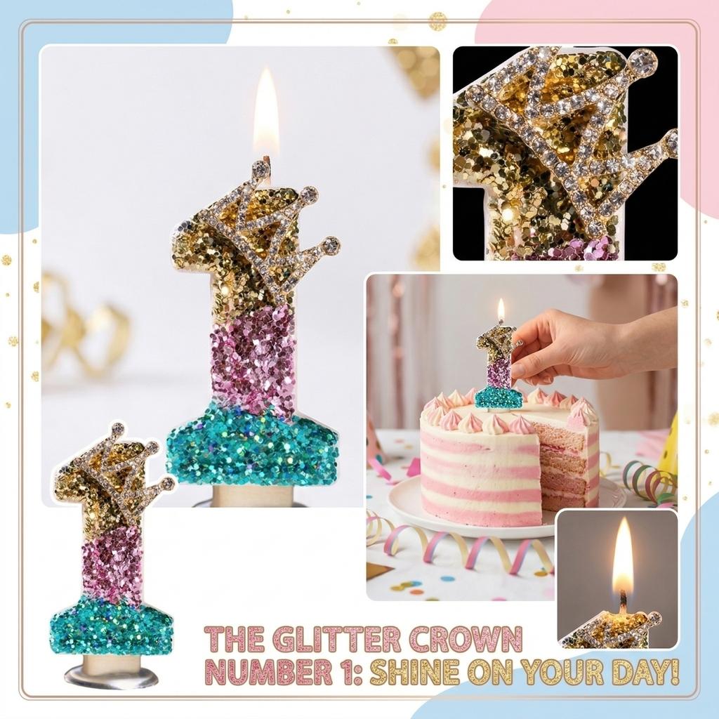 Fashion Cartoon Creative Birthday Candles Party Digital Candles