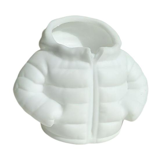 Down Jacket-Shaped Pen Holder Creative Desk Organizer for Makeup Brushes And Stationery Creative Unique School Supplies