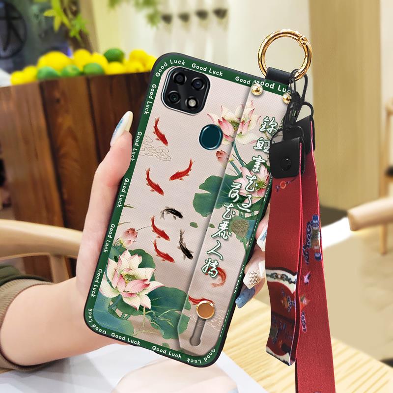 Lanyard Protective Phone Case For ZTE Blade V2020 Vita/Blade20 Smart/10 Smart Anti-knock Wrist Strap Wristband Durable