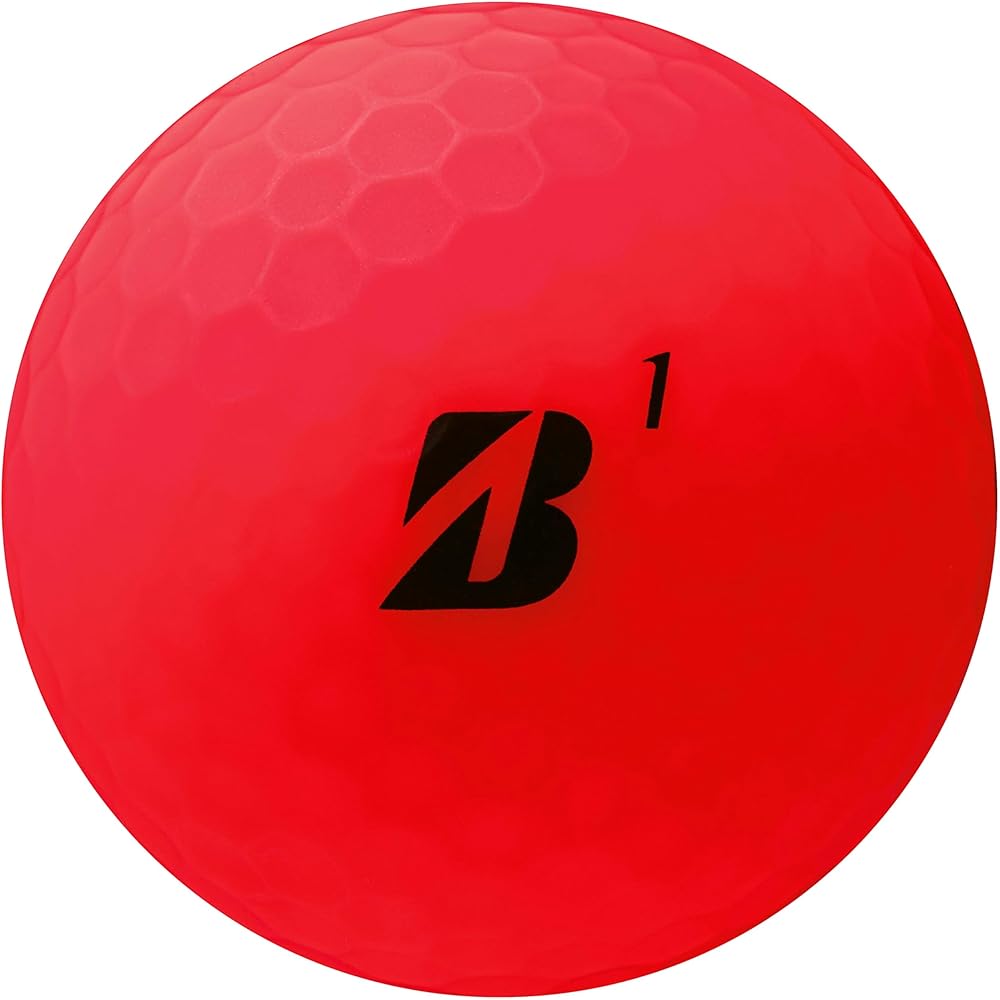 Bridgestone TOUR B JGR Golf Balls 12 Pack Matte Red 2025 Model