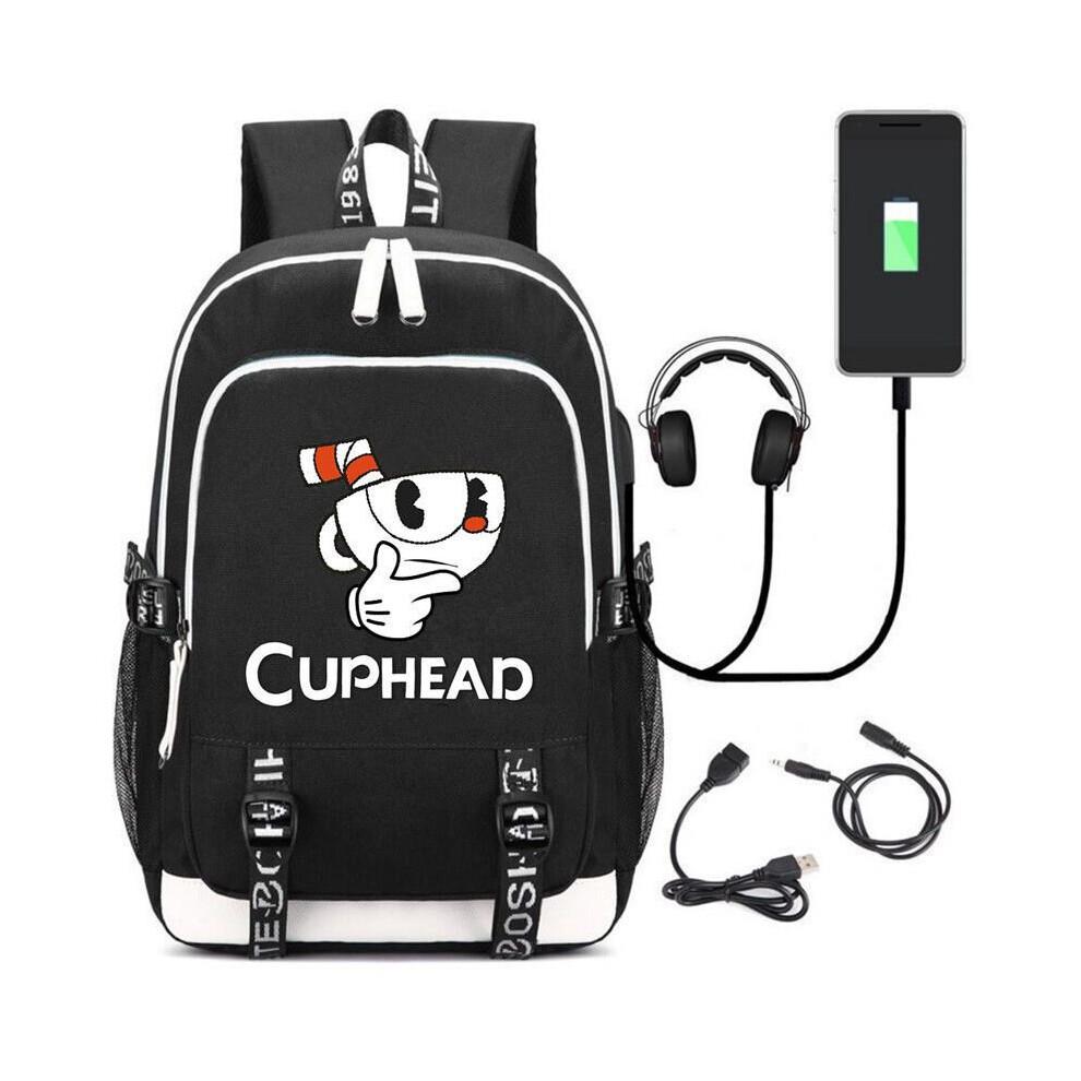 

Large Capacity Teen Student School Bag Teacup Head Student School Bag Backpack He is a size 16.