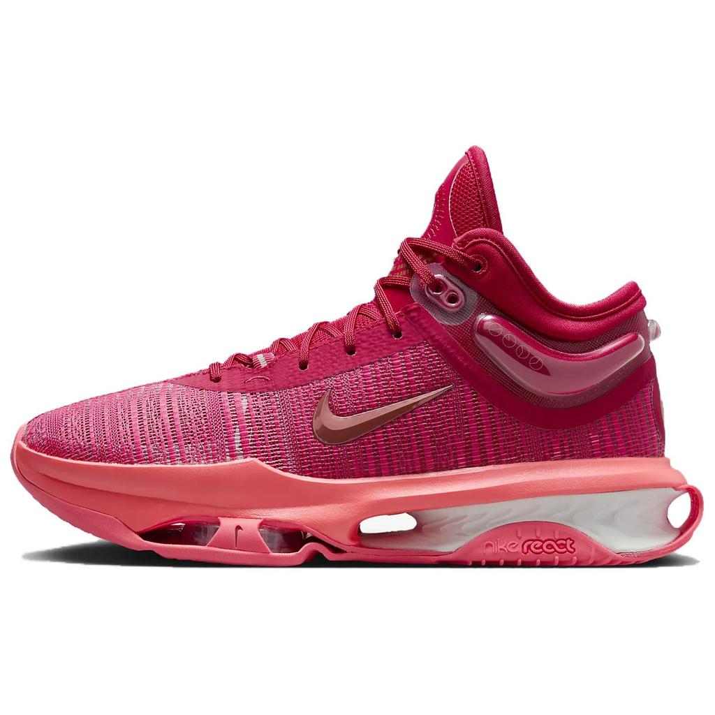 Nike Air Zoom G.T. Jump 2 EP Comfortable Versatile Durable Rebound Mid-Top Basketball Shoes Men Sneaker Red DJ9432-603