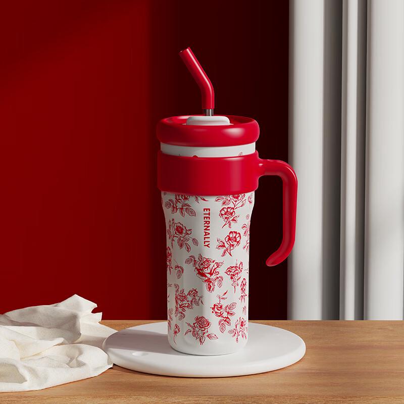 Shangqi Large Capacity Stainless Steel Insulated Straw Cup