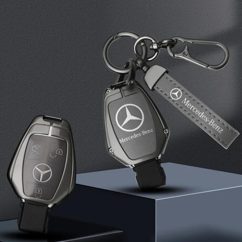 AABHZ1 Car Key Case Cover Shell Fob Accessories For Mercedes Benz W204 W463 W176 W251 W205 A200 A260 A C R G Class GLA CLA GLK GLC CLS
