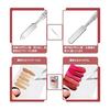 Makeup Palette with Cosmetic Spatula Stainless Steel Smooth Makeup Nail Palette Palette Nail Palette Foundation Spatula Spatula Makeup (1pcs)