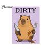 Cartoon Fridge Magnet Clean Dirty Dishwasher Magnet, Acrylic Animal Sign, Status Reminder Double-Sided & for Kitchen Decoration Sign