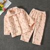 New  Kids Winter Soft Flannel Pajamas Clothing Sets Boys Girls Cartoon Thicken Warm Lapel Tops with Pants Pyjamas Sleepwear Casual Homewears