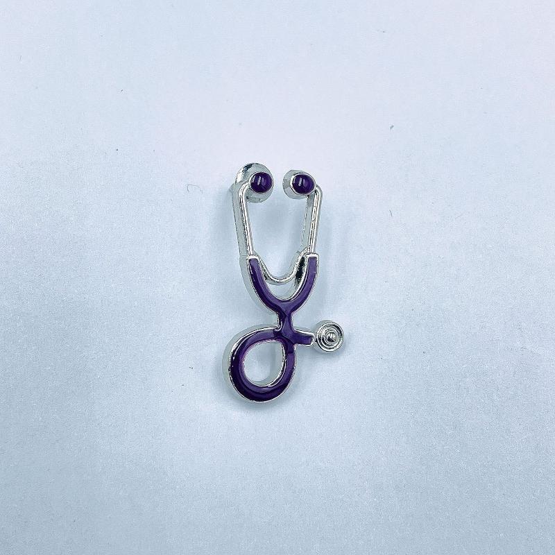 Stethoscope Enamel Lapel Pin Vibrant Multicolor Design Durable Badge for Medical Students Hospital Staff Daily Wear