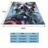 1pc Avengers Printing Blanket - Soft, All-Season Throw for Living Room, Bedroom,Personalized Gift with Adorable Cartoon Design