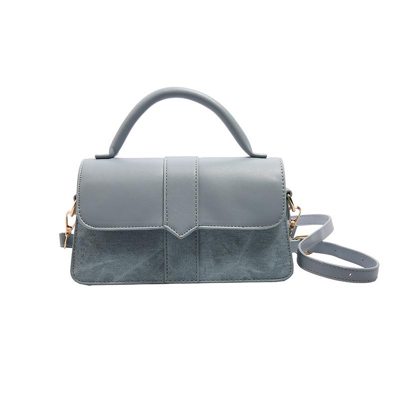 Damen 2024 Mode Kleine Quadratische Handtasche - Retro & Vielseitig, Einfarbige Schulter- oder Umhängetasche