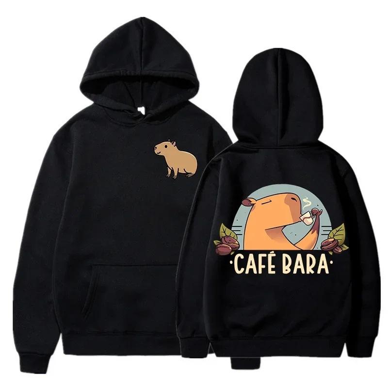 Capybara Fashion Hoodie Women Men Harajuku Autumn Winter Fleece Streetwear Pullovers Capibar