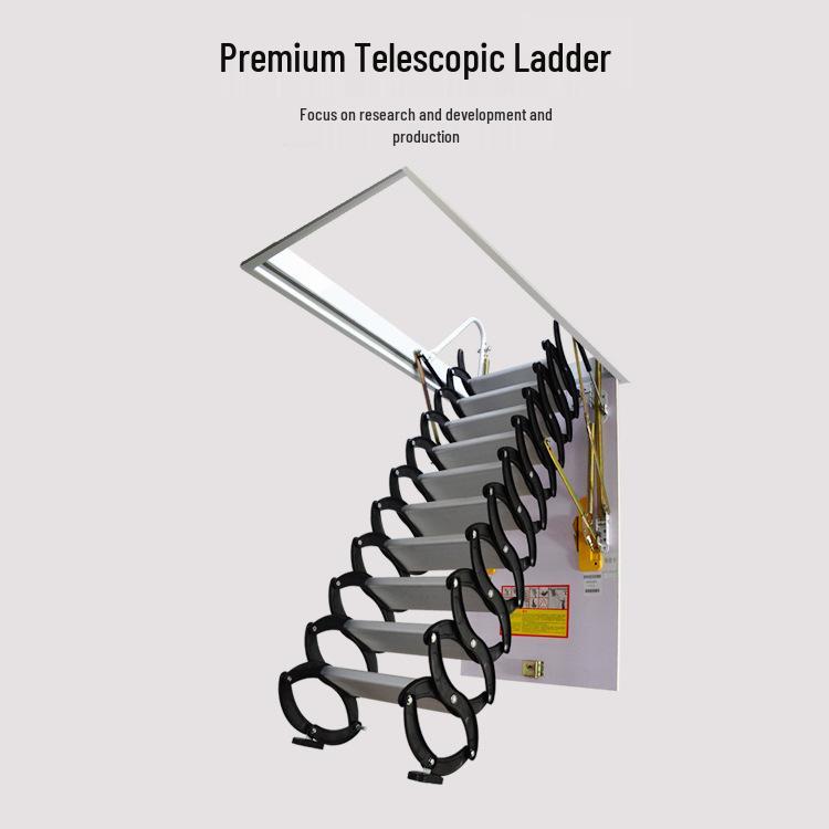 Automatic Folding Indoor Attic Extension Ladder