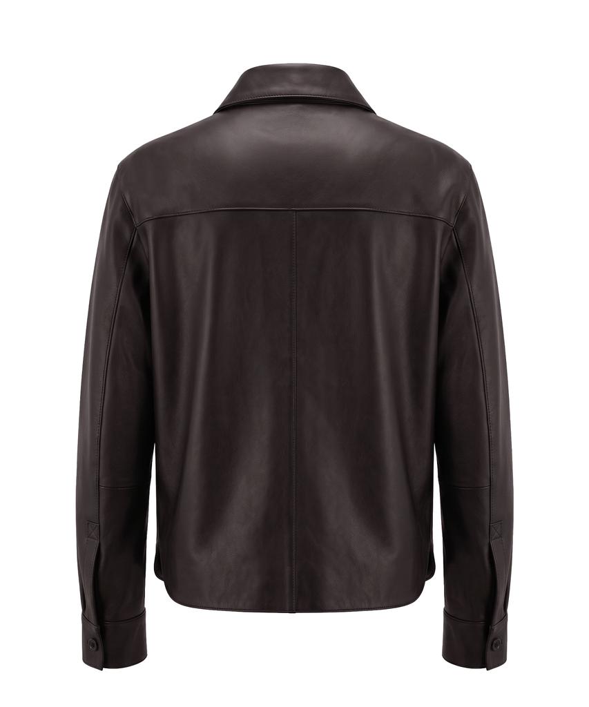 PINBLACK Out-Pocket Naked Leather Shacket