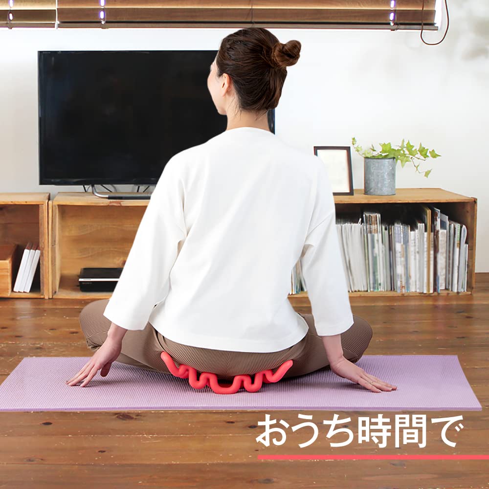 Alphax Massage Stretch Neck, Shoulder, Shoulder Blade, Back, and Waist Pressure Point Pressing Refreshing Fit Pink