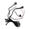 LED Light Bar Wiring Harness Kit 5 Pin On Off Rocker Switch 16AWG 12V Waterproof Heavy Duty for ATV