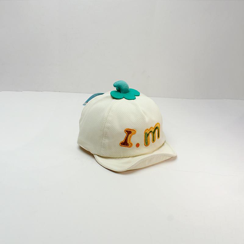

Cute Soft Brim Baseball Cap for Boys & Girls | Sun Protection Hat for Spring & Autumn 50cm/1-3 years бежевий