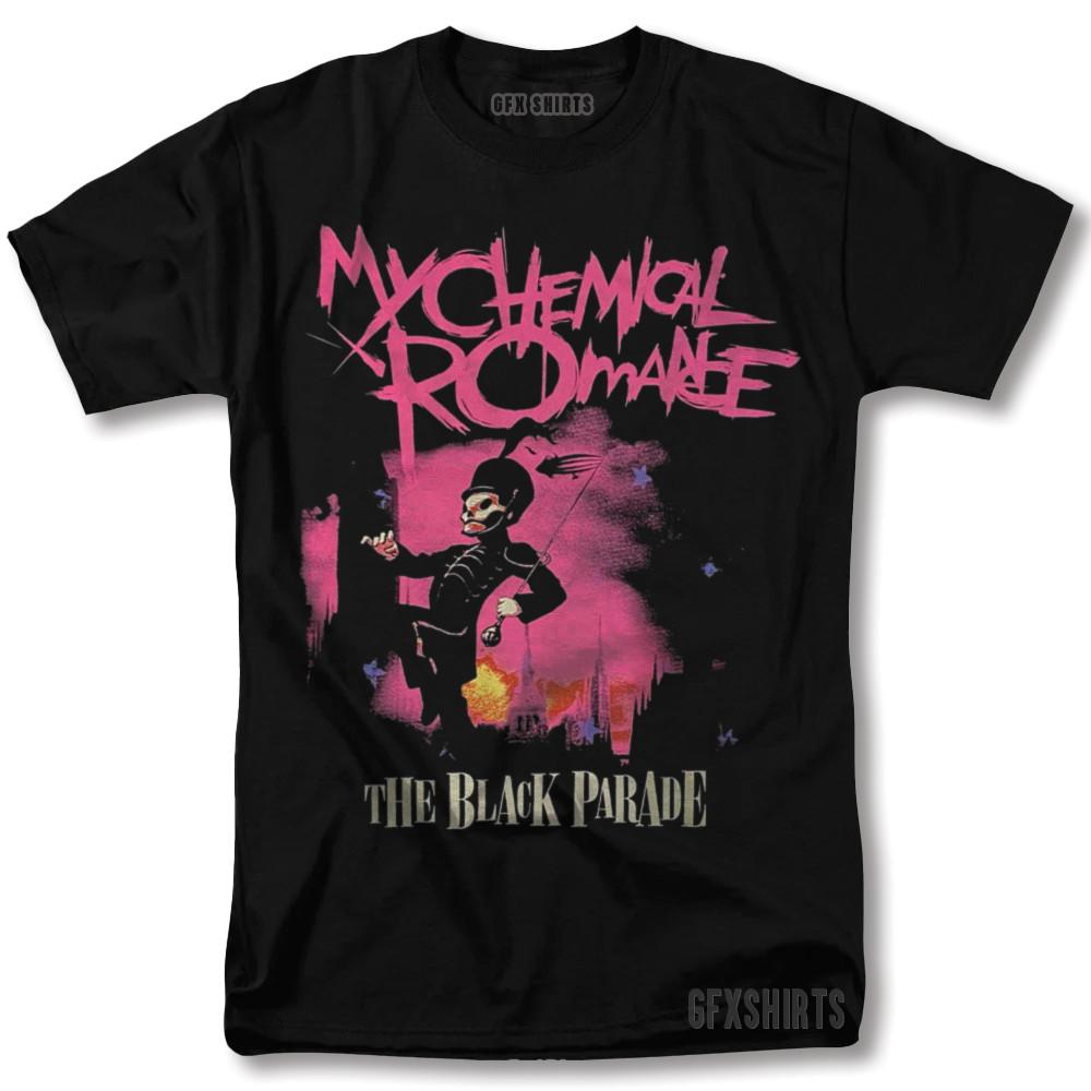 Maglietta My Chemical Romance Concerto Rock Tour Merch Poster Grafica Vintage T-Shirt