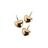 Gold K18 Heart Charm for Women [cui-cui]
