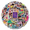 50 Big Comfy Couch Graffiti Stickers Decorative Suitcase Scooter Cartoon Stickers