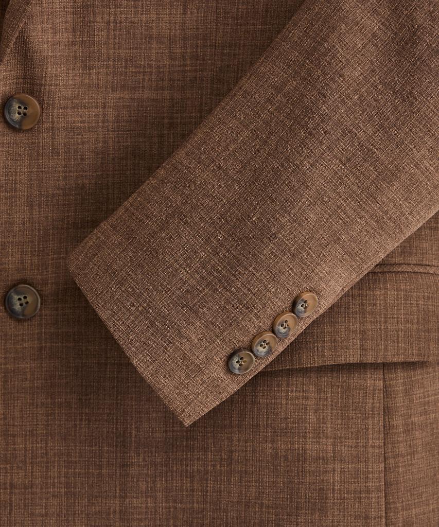 Stco [Summer] Two-Tone Textured Setup Jacket_Brown (Relaxed Fit)_Sejxb05Nsh