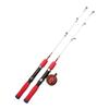 Compact Winter Ice Fishing Rod - Hard Tail, Short, 60/80/100cm, for Long Cast, Small Sea Fishing