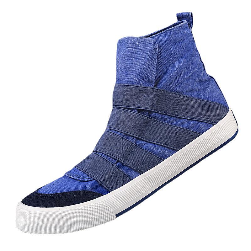 Spring 2026 Men's Breathable High-Top Casual Skating Shoes – Classic, Versatile, and Comfortable Fashion.