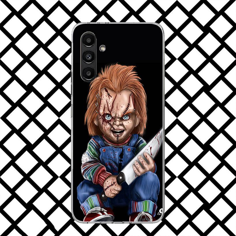Chucky Doll Horror Movie Phone Case for Samsung Galaxy A17 A37 A57 A16 A26 A36 A56 A15 A25 A35 A55 A14 A24 A34 A54 A13 A23 A33 A