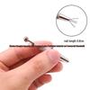 Stainless Steel Claw Grabber Tool for Diamond Picking and Manicure, Non-Slip Grip, Long & Short Options