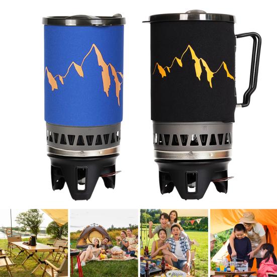 

Yousheng Outdoor Camping Stove Регулируемая ветрозащитная конструкция Повышенная теплоотдача Многоразовая портативная уличная плита Набор держателей для газового баллона
