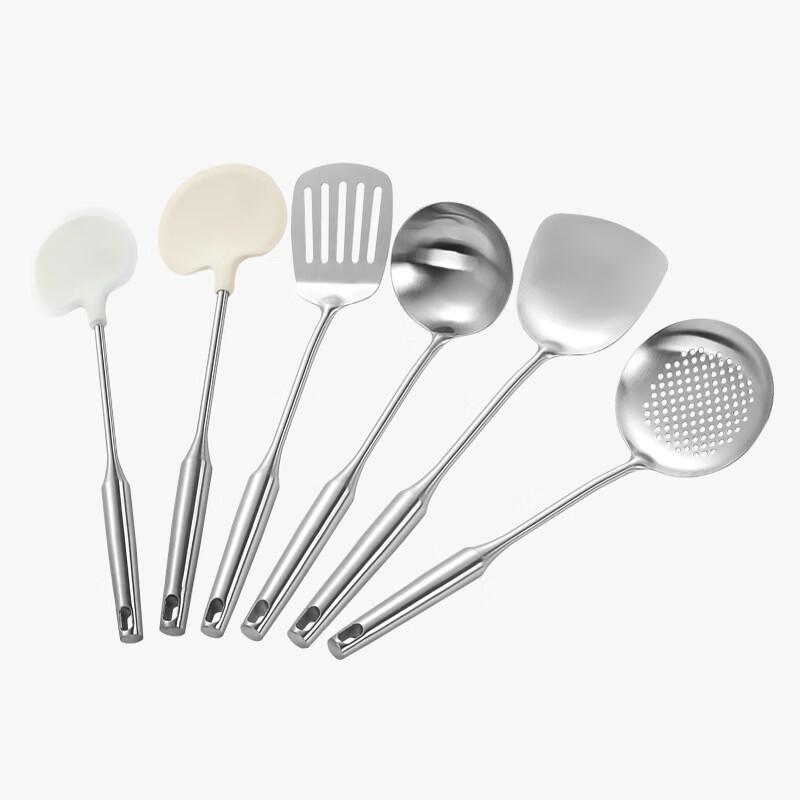 Zhi Shi 304 Stainless Steel Silicone Cooking Spatula