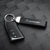 Fashion Leather Car Metal Keychain Horseshoe Buckle Waist Pendant Car Accessories For Citroen C1 C2 C3 C4 Picasso C-ELYSEE C6 C5