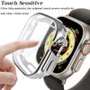 360 Full Soft Protective Case for Apple Watch Ultra 2 49mm Case TPU Screen Protector Bumper for iWatch Series 9/7/8 41mm 45mm Cover
