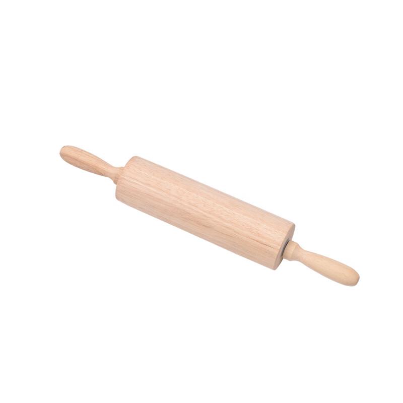 ZISIZ Beech Roller & Rubberwood Rolling Pin Set