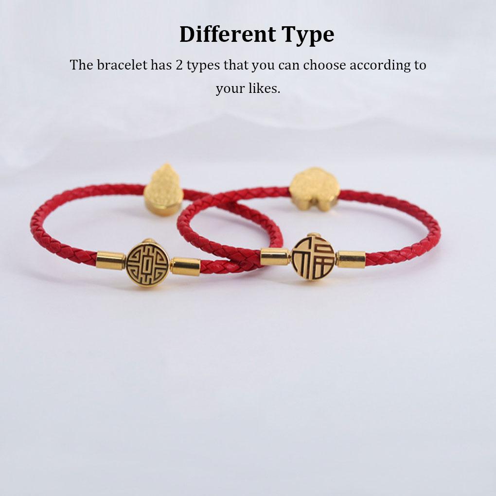 Bracelet Portable Decorative Chinese Style Replacement Glossy Anti-rust Plated Smooth Bangle Jewelry Birthday Gift