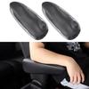CarHome 2pcs Car Seat Armrest Cover Trim For Toyota FJ Cruiser 2007-2012 Carbon Fiber Leather Cushion Cover Armrest Protector NE