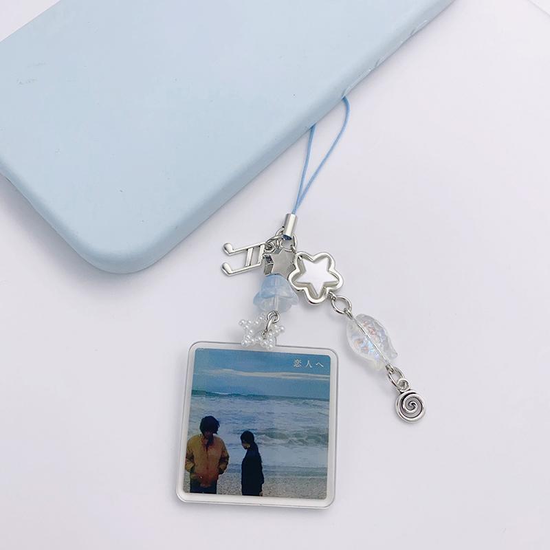 Lovers Lamp Inspired Phone Lanyard Y2K Aesthetic Album Lamp Phone Chainbag Pendant Keychain Decoration Couple Gifts