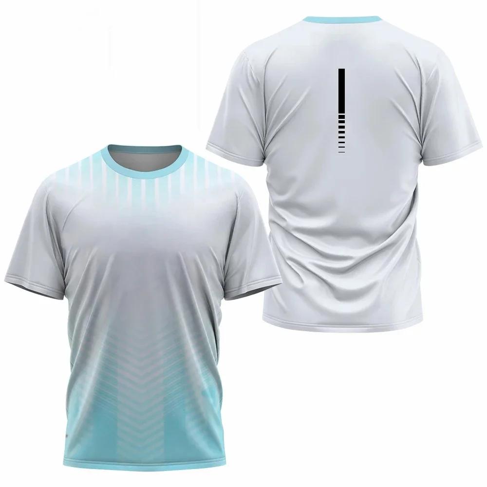 Popular Fitness Running T-shirt Men's Summer Quick Drying Breathable Short Sleeved Round Neck Top Outdoor Casual Sports Pullover