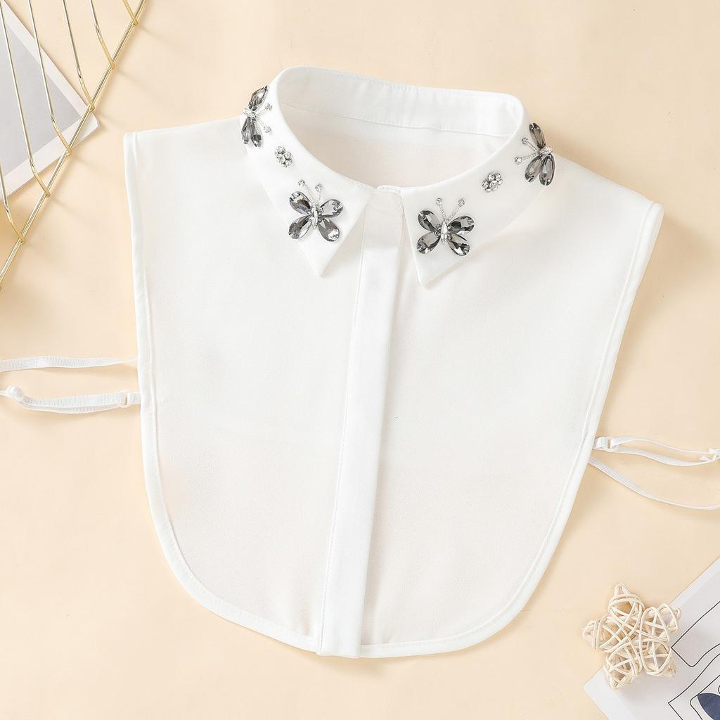 Fashion Handmade Shirt False Collar Women's Lapel Shirt False Collar Clothes Blouse Vest Tops Sweater Detachable Collar